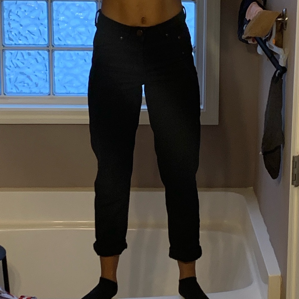 PrettyLittleThing Black Boyfriend Jeans
